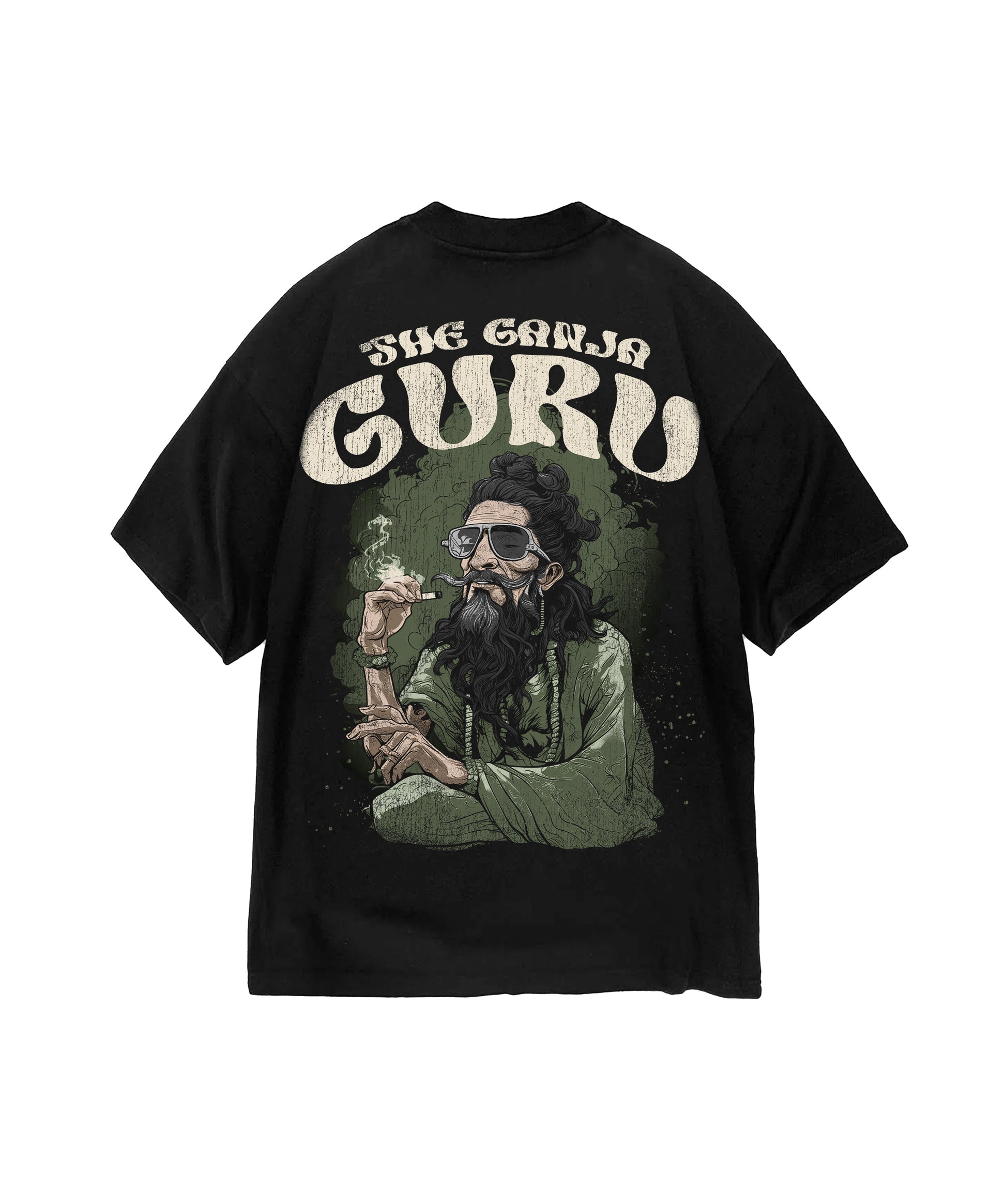 THE GANJA GURU - FADED T-SHIRT