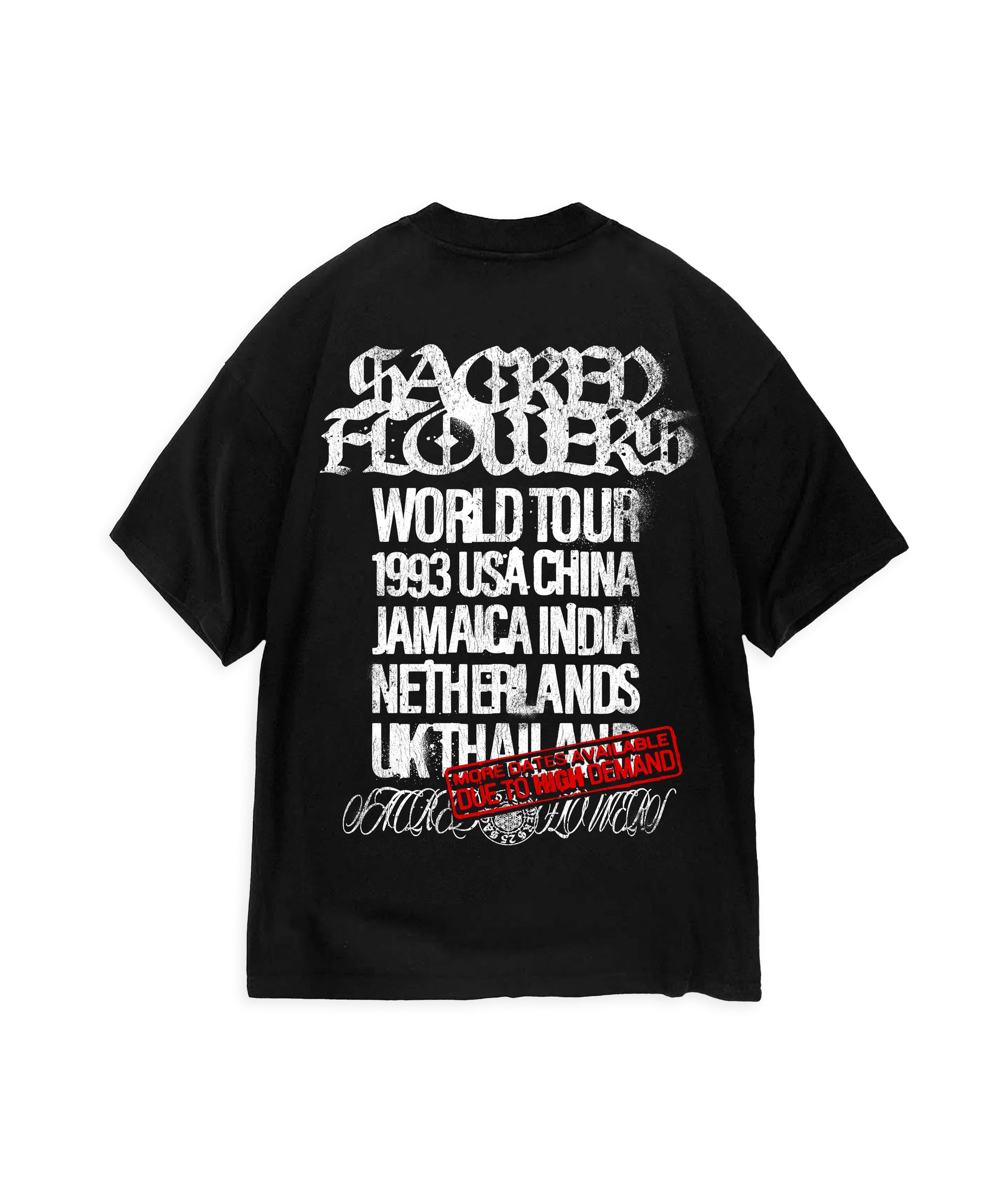 SACRED FLOWERS - WORLD TOUR