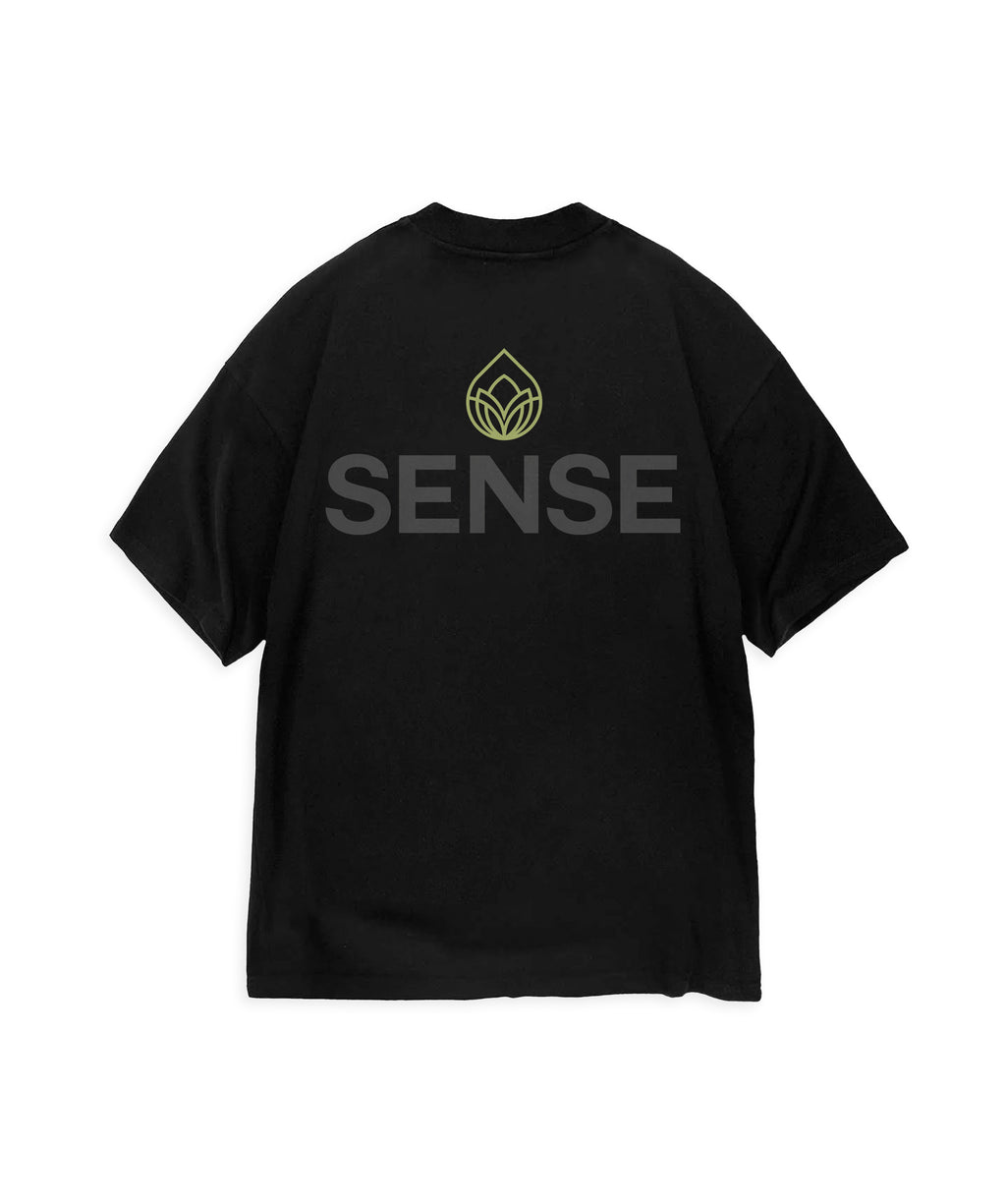 SENSE - BLACK LOGO T-SHIRT