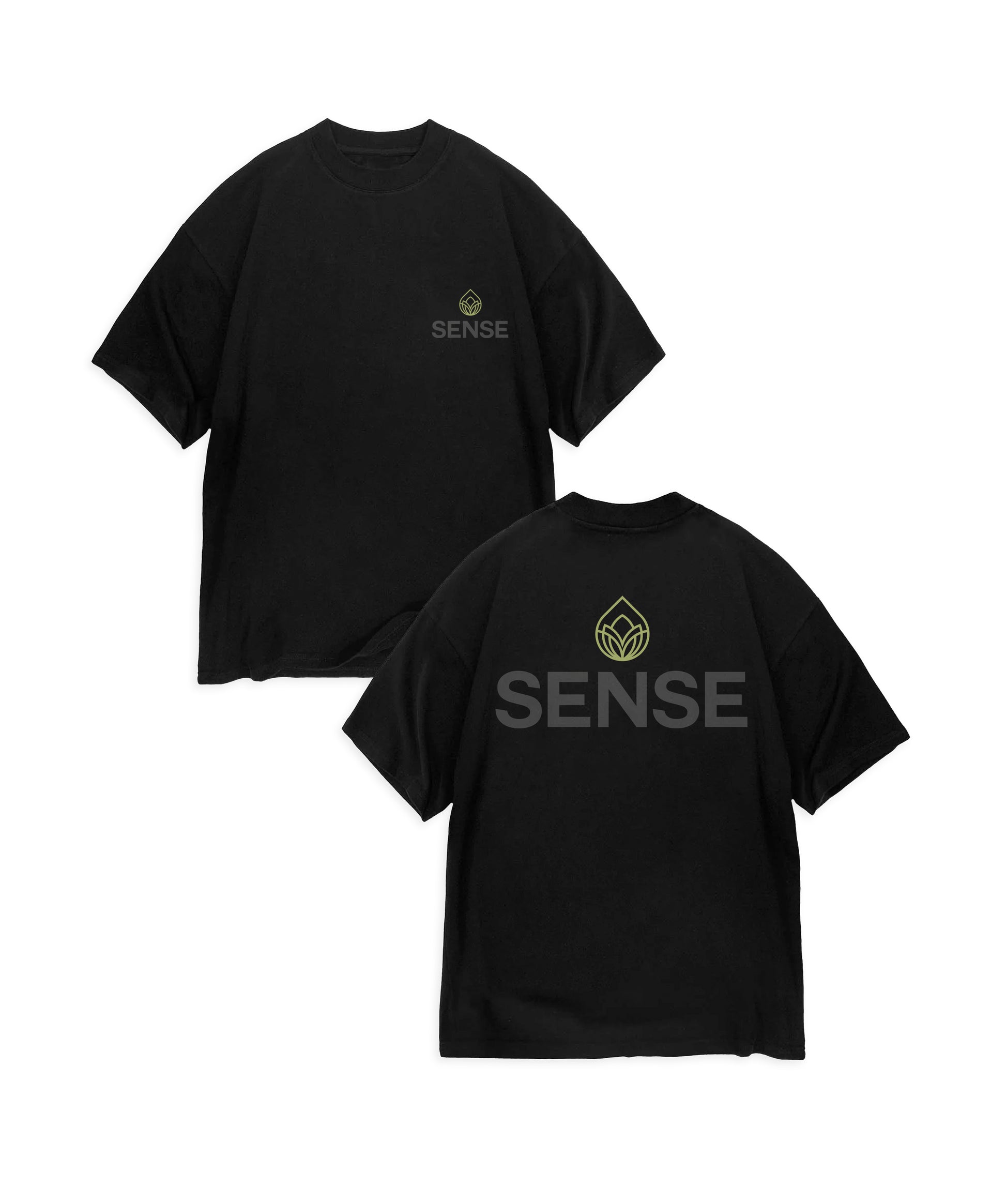SENSE - BLACK LOGO T-SHIRT