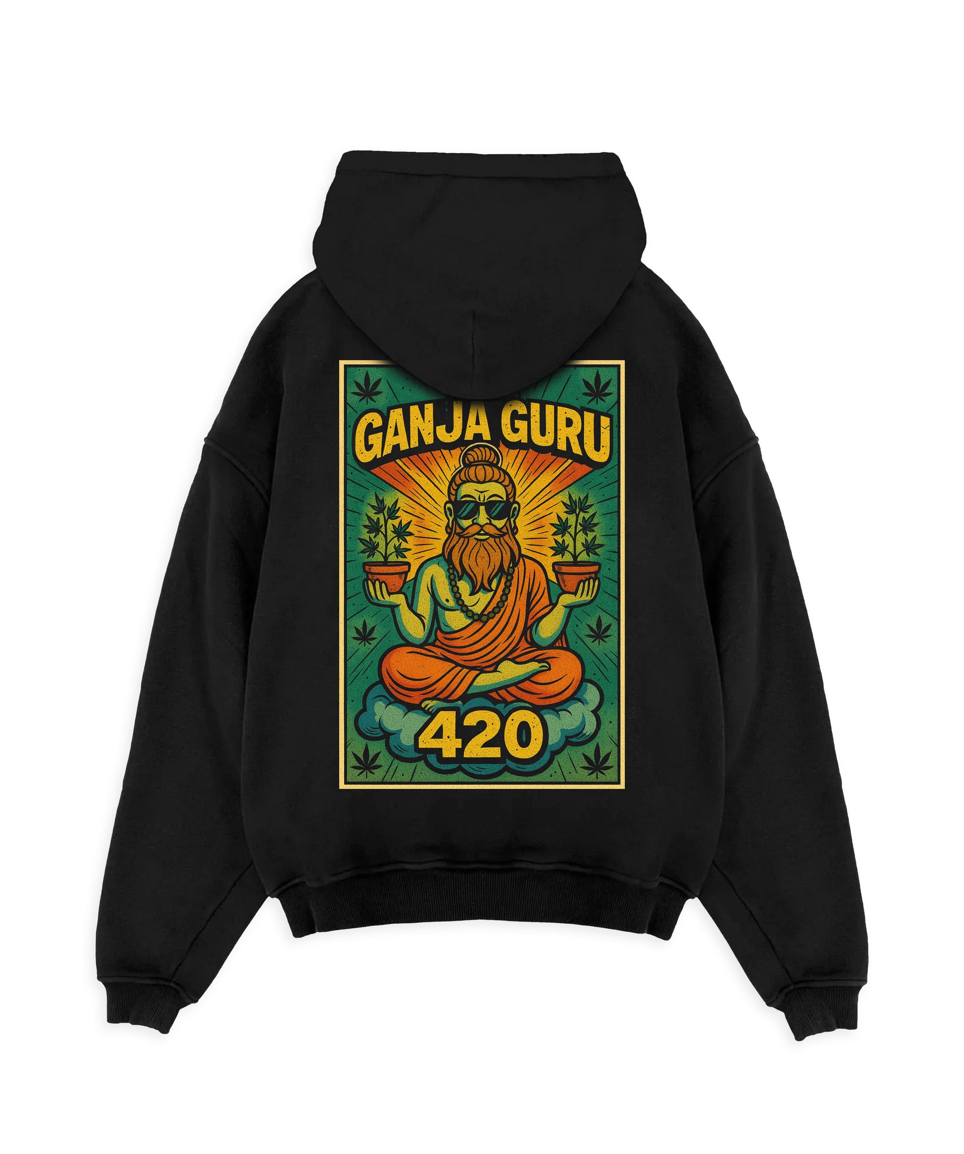 THE GANJA GURU - POSTER HOODIE