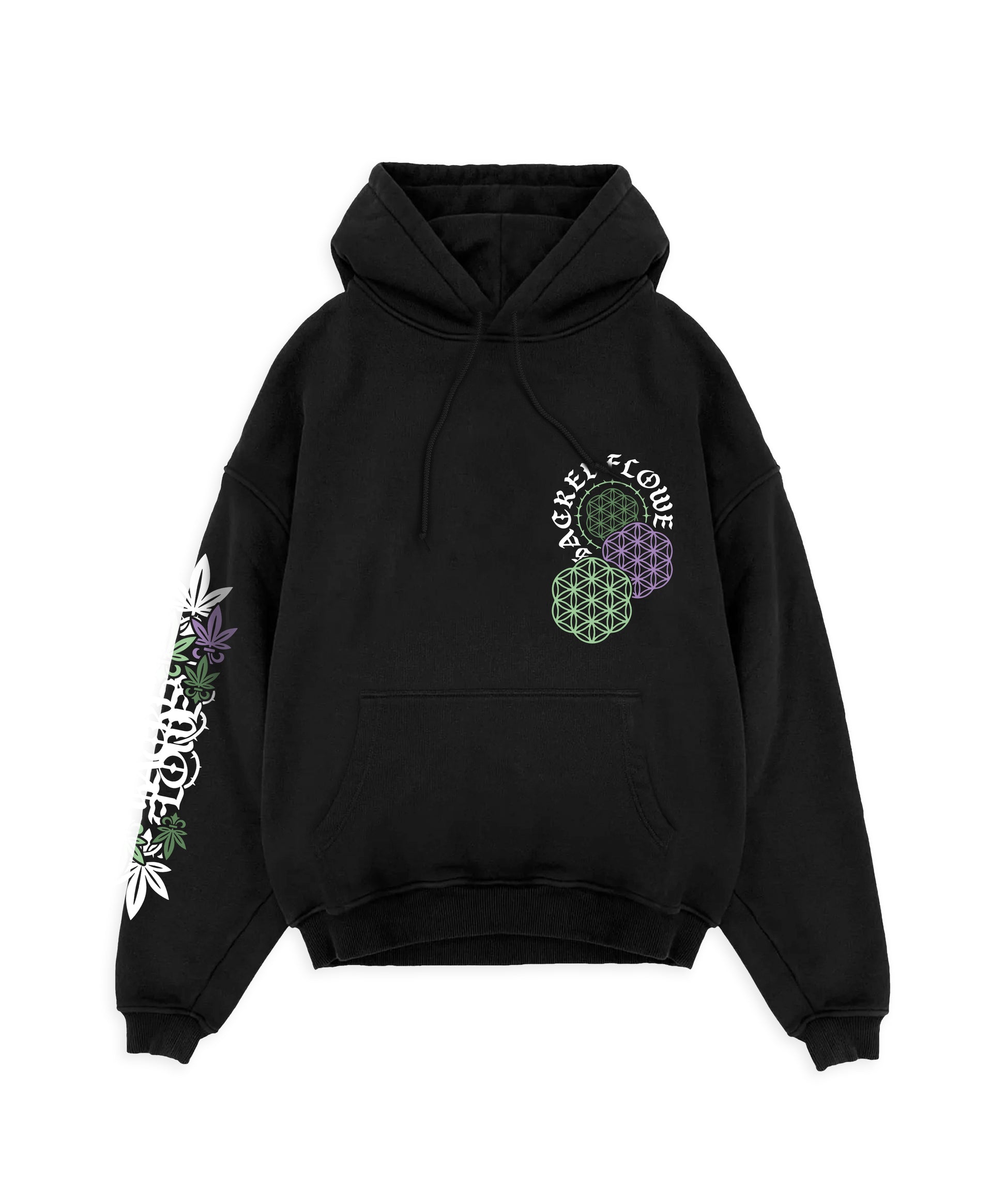 SACRED FLOWERS - REPEAT HOODIE