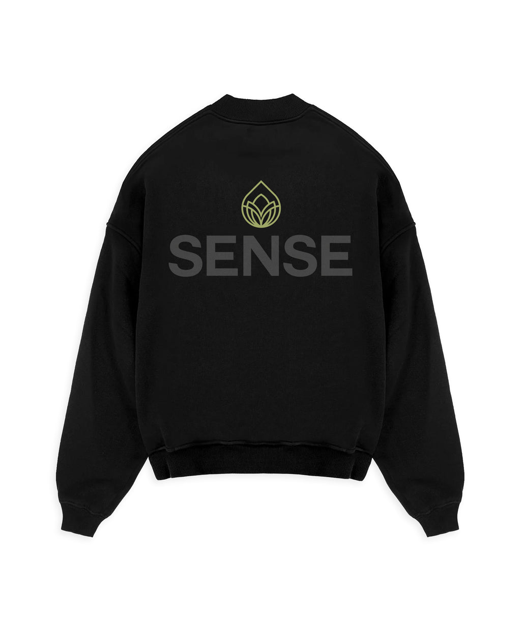 SENSE - BLACK LOGO SWEATSHIRT