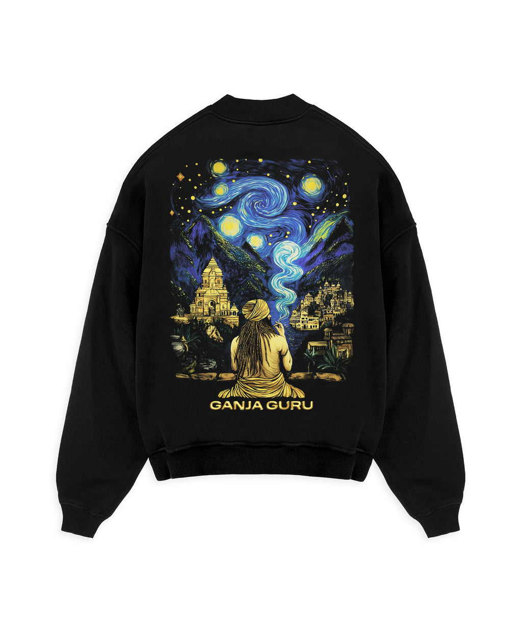 THE GANJA GURU - STARRY SWEATSHIRT