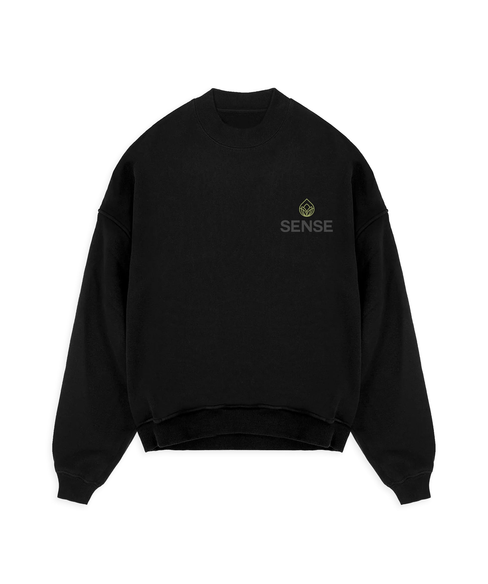 SENSE - BLACK LOGO SWEATSHIRT