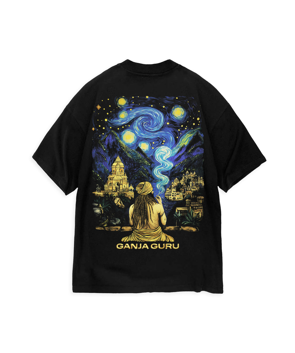 THE GANJA GURU - STARRY T-SHIRT