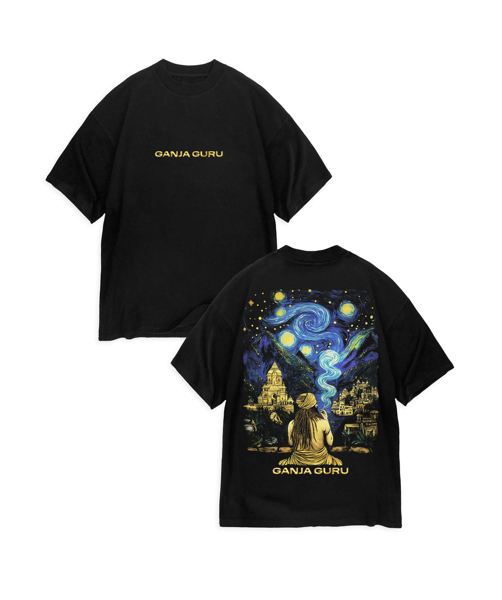 THE GANJA GURU - STARRY T-SHIRT