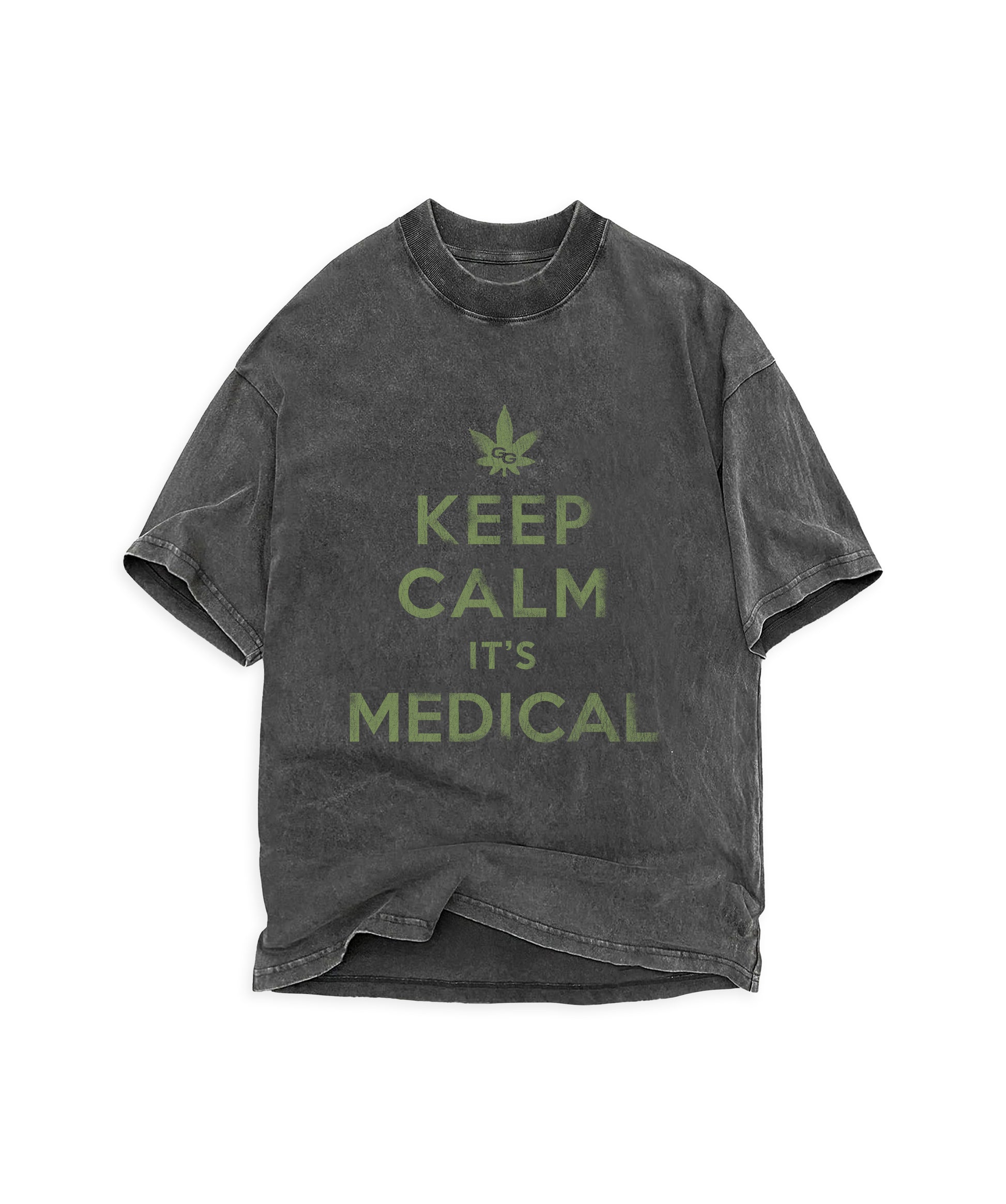 THE GANJA GURU - KEEP CALM VINTAGE T-SHIRT