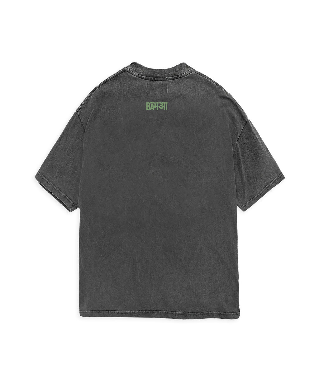 BHANG-ACHARYA - BA LEAF WASHED T-SHIRT