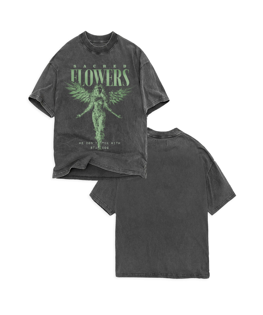 SCARED FLOWERS - STAR DOG HERB T-SHIRT