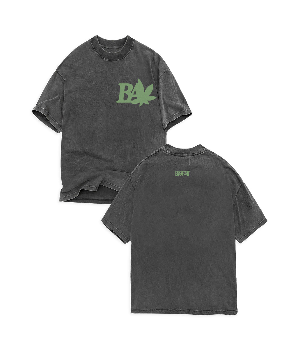 BHANG-ACHARYA - BA LEAF WASHED T-SHIRT