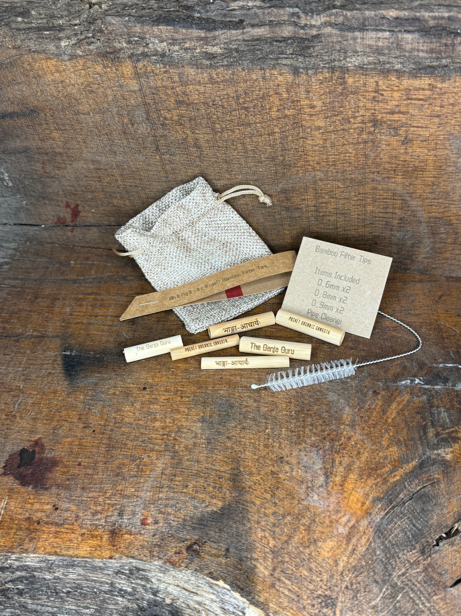 Bhāṅg-ācāryah™ Bamboo Filter Tips