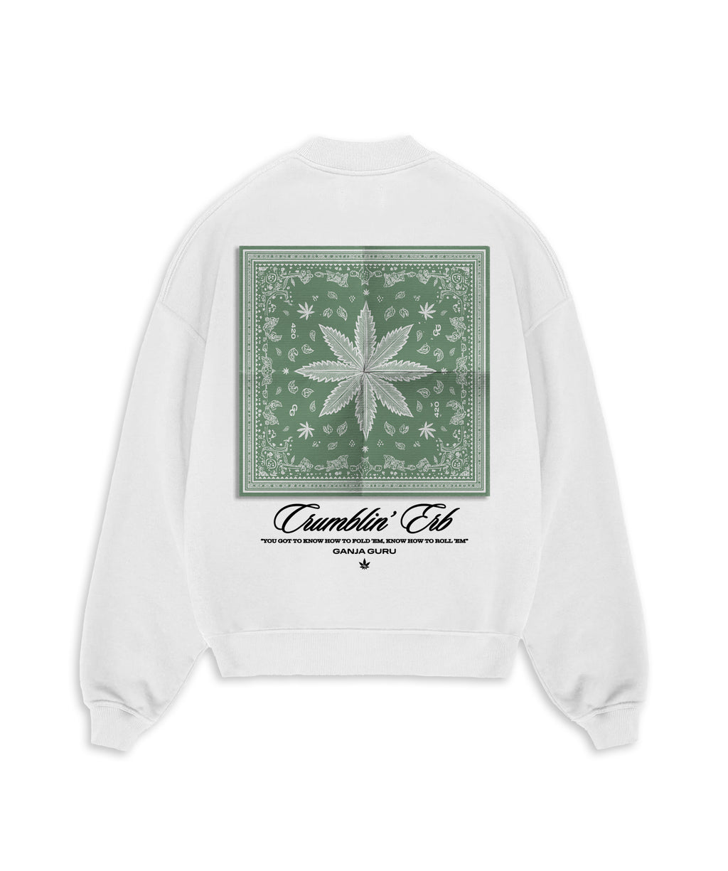 THE GANJA GURU - FOLD EM SWEATSHIRT