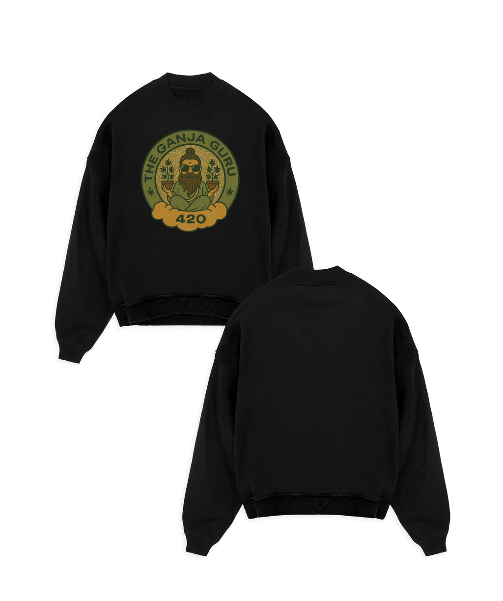 THE GANJA GURU - VINTAGE LOGO SWEATSHIRT