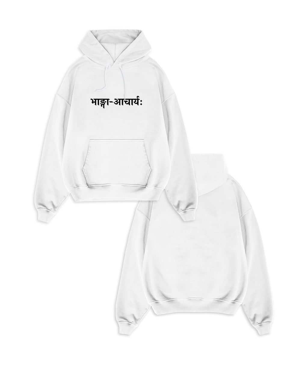 BHANG-ACHARYA - INVERTED LOGO HOODIE