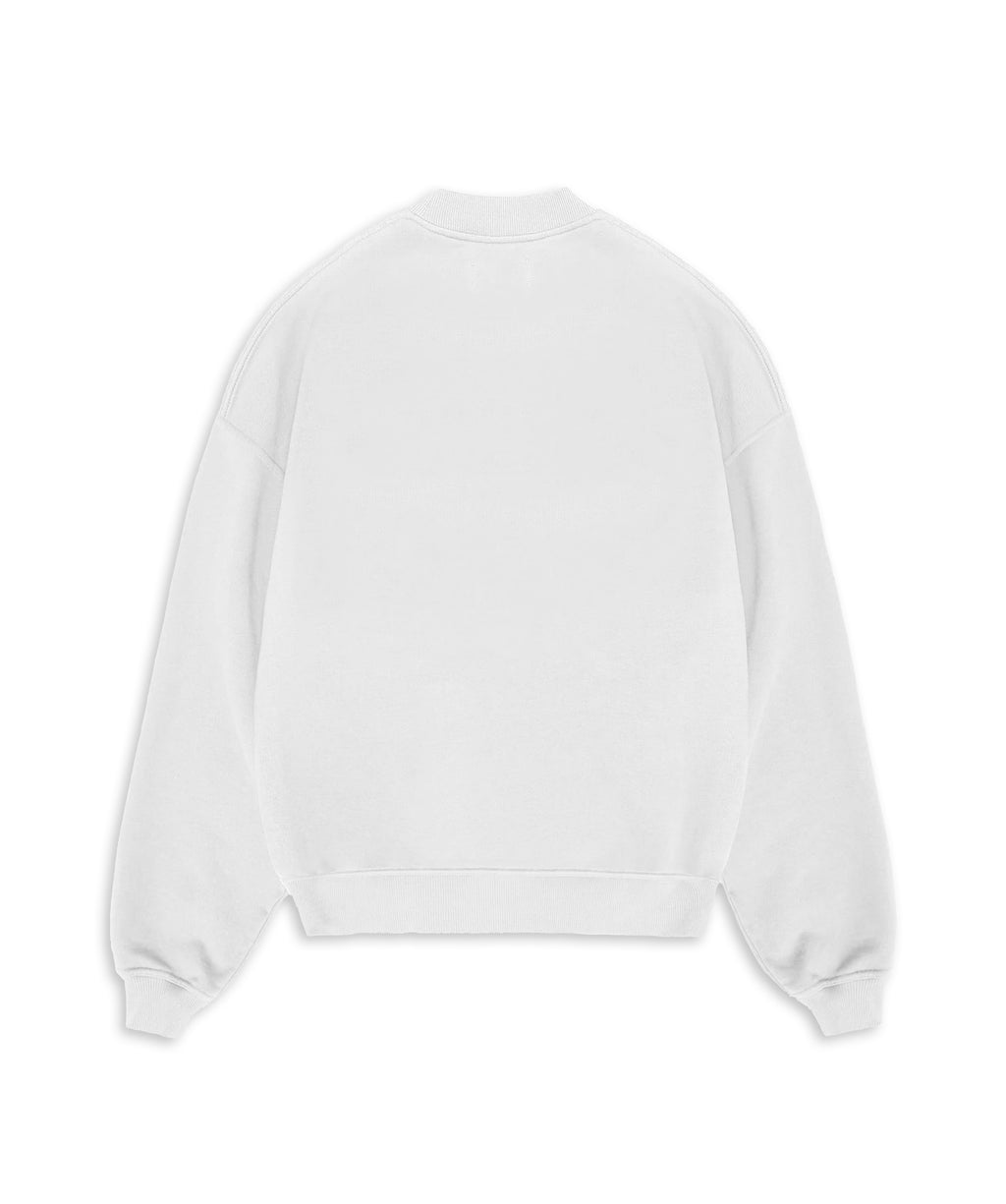 THE GANJA GURU - KEEP CALM WHITE SWEATSHIRT