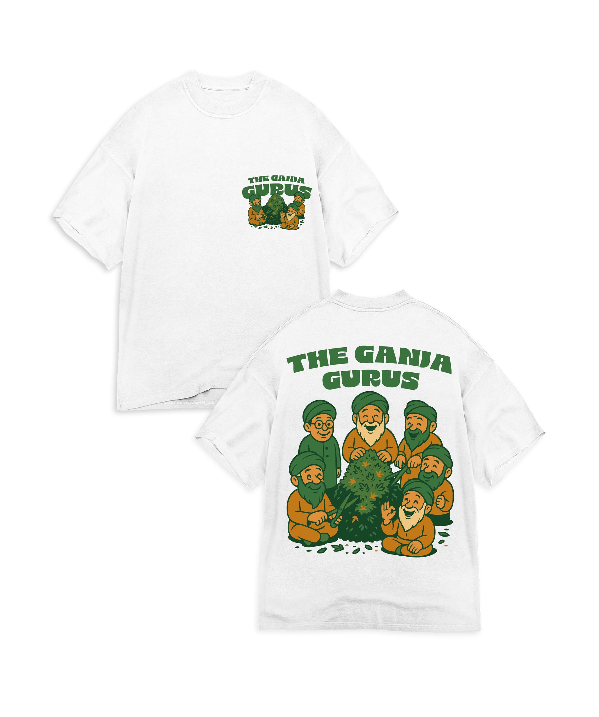 THE GANJA GURU - THE GURUS T-SHIRT
